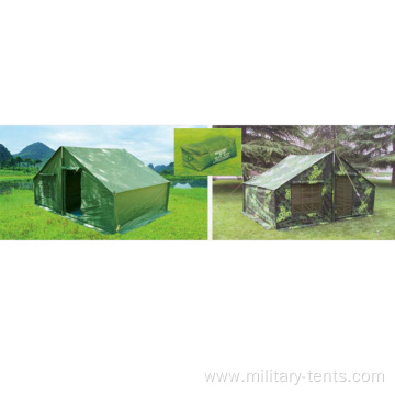 Portable five-person cotton military tent